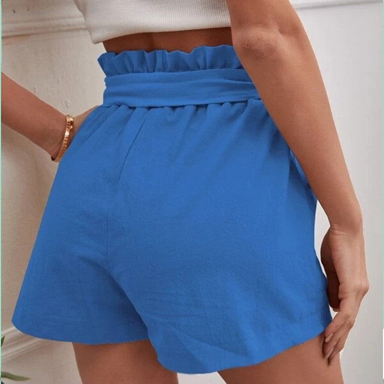 Women's High Waist Wide Leg Shorts