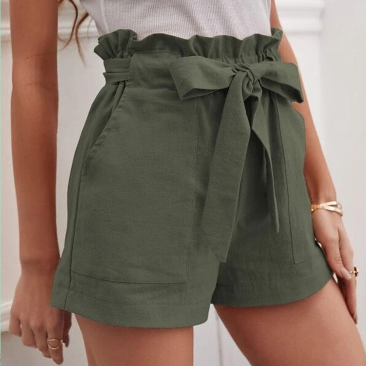 Women's High Waist Wide Leg Shorts