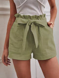Women's High Waist Wide Leg Shorts