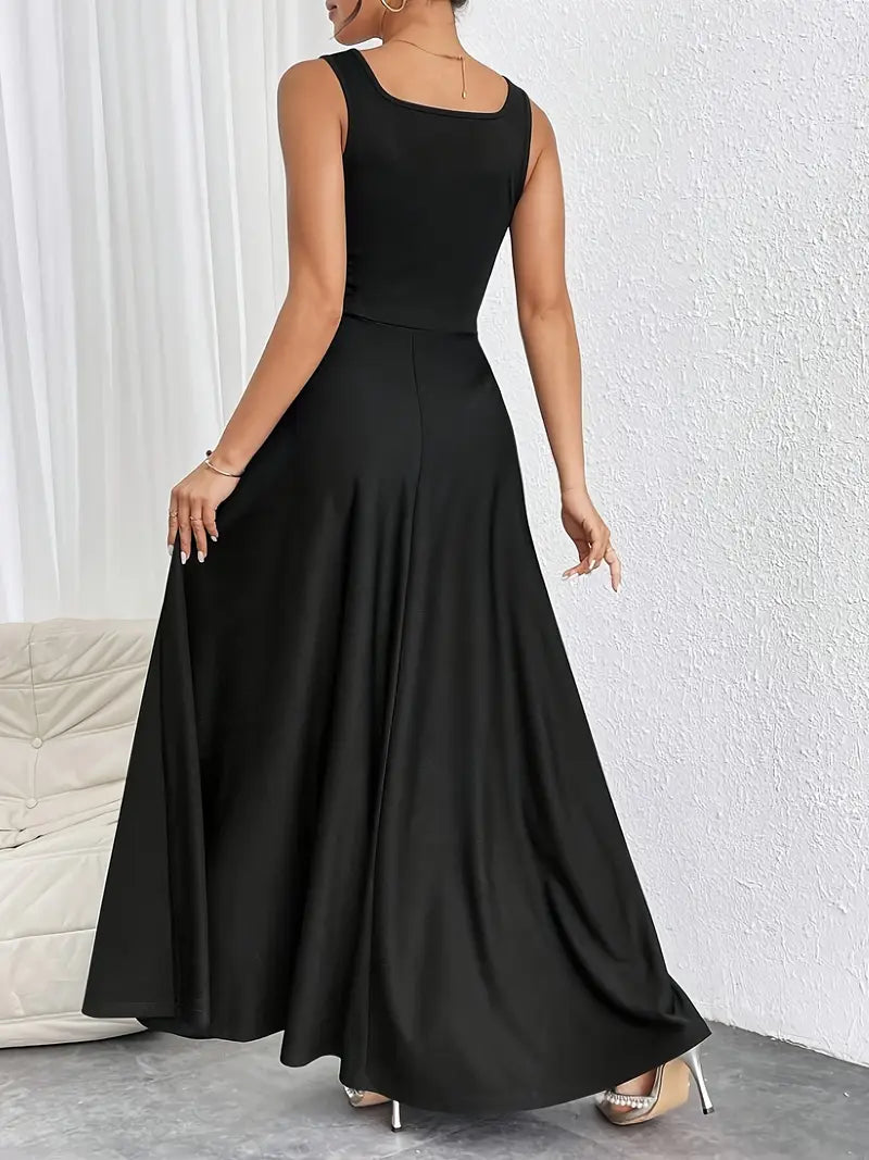 Women's A-Line Midi Evening Dress
