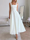 Women's A-Line Midi Evening Dress