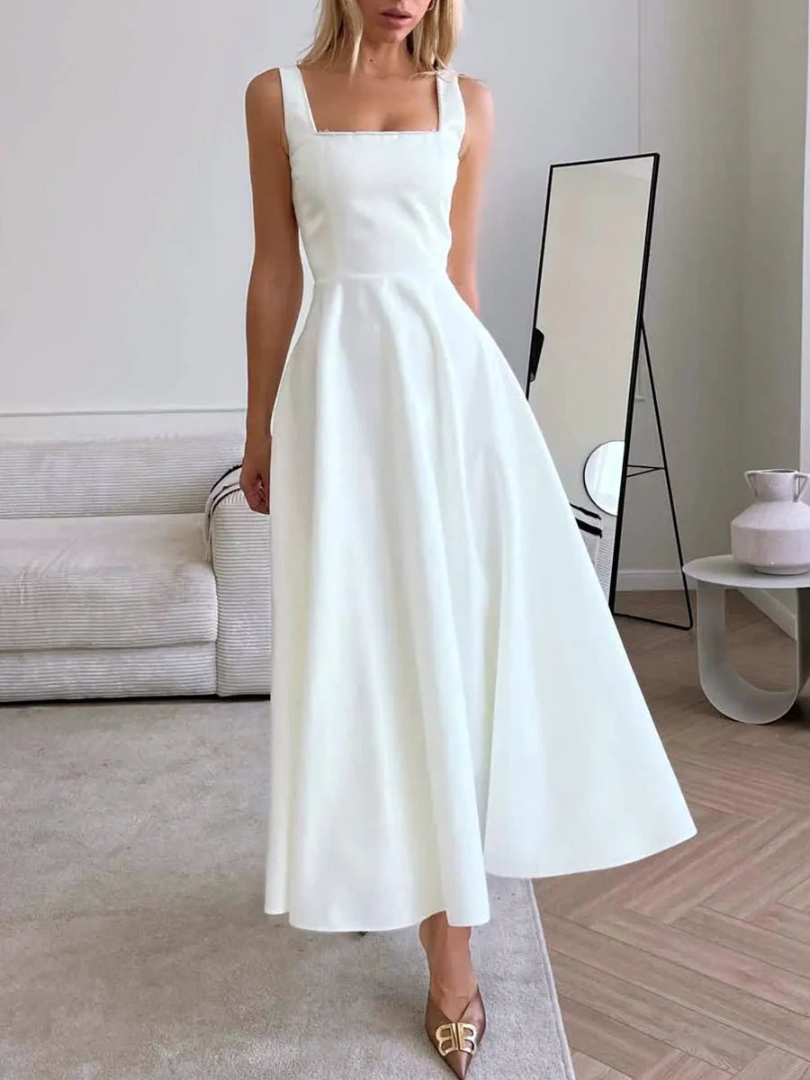 Women's A-Line Midi Evening Dress