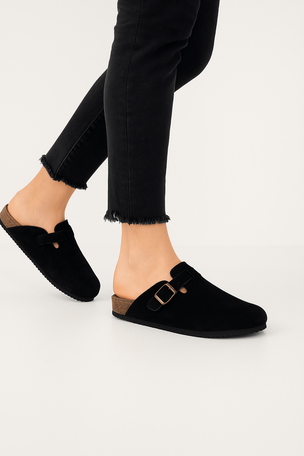 Women's Adjustable Buckle Clogs for Comfort and Style