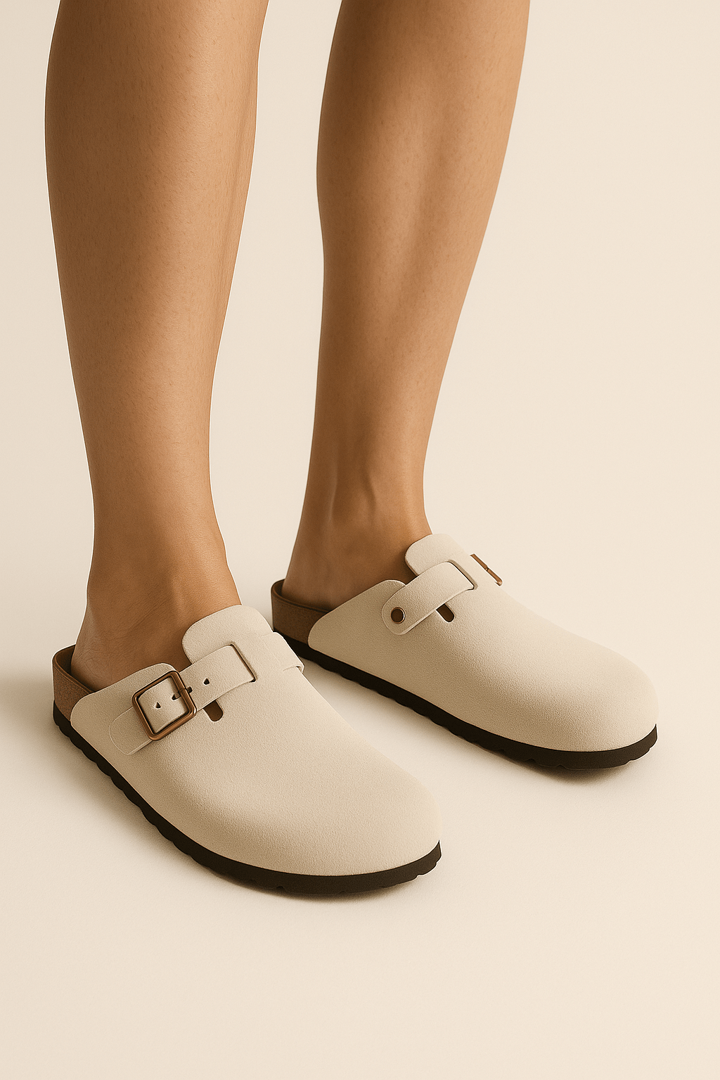 Women's Adjustable Buckle Clogs for Comfort and Style