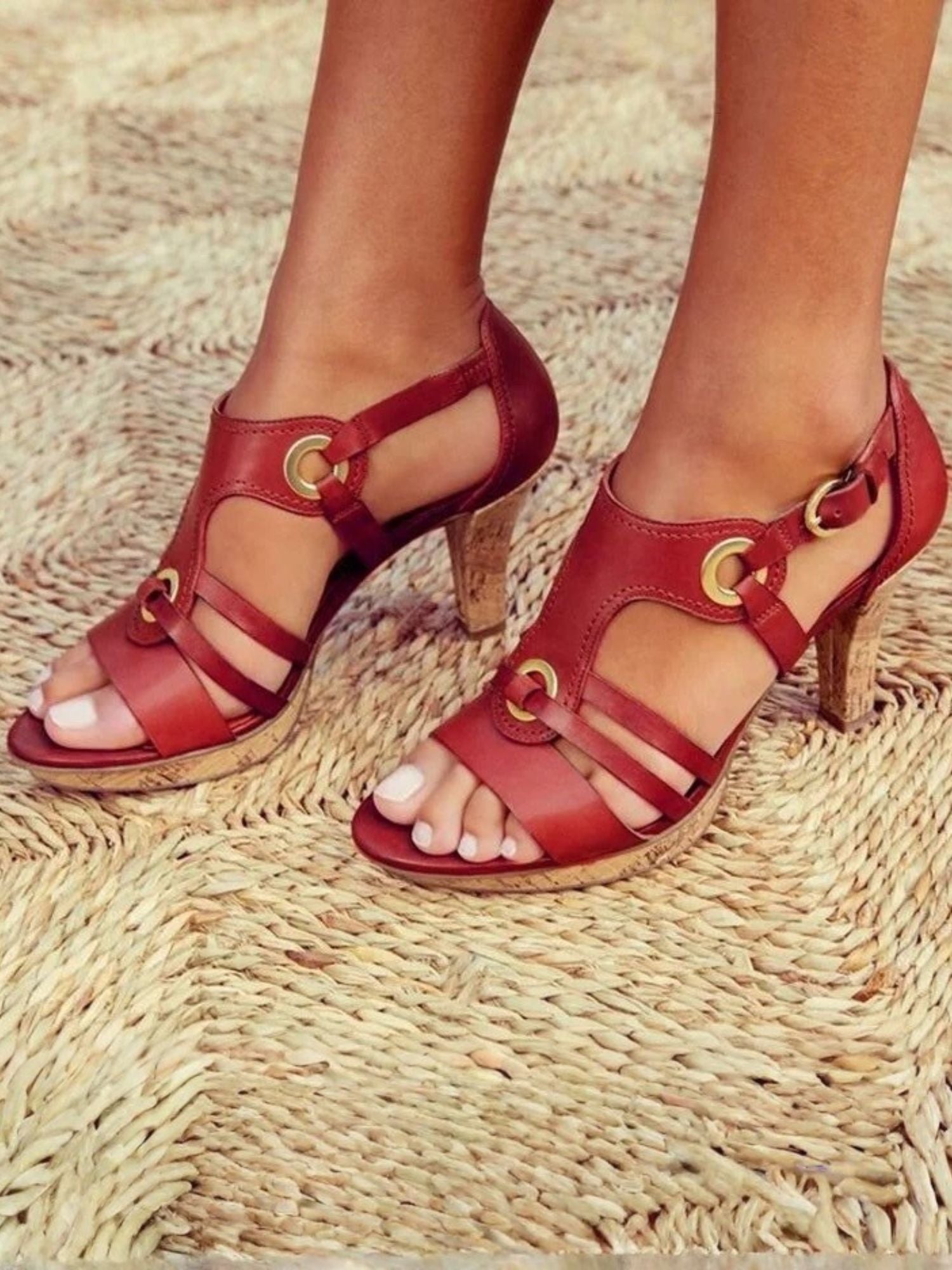 Women's Adjustable Heel Sandals