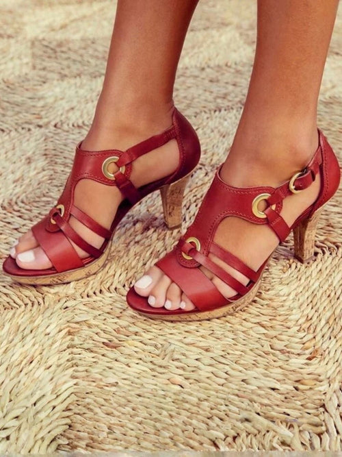 Women's Adjustable Heel Sandals