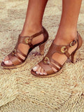 Women's Adjustable Heel Sandals