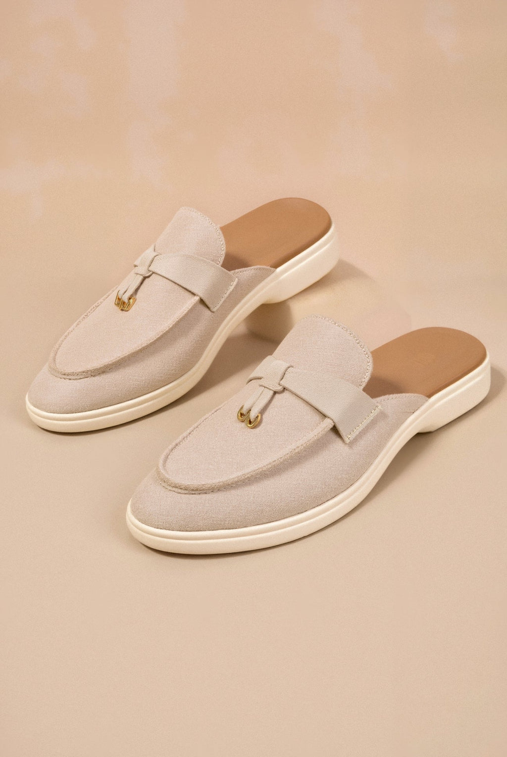 Women's Backless Flat Loafers
