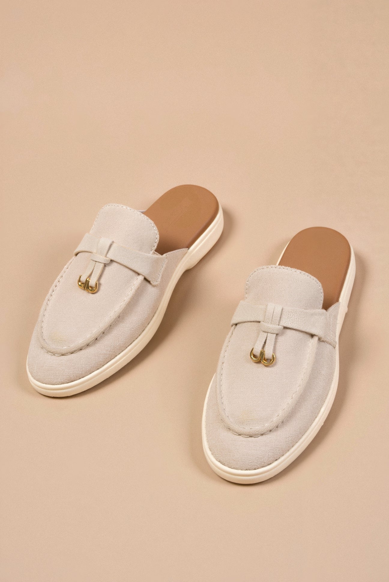 Women's Backless Flat Loafers
