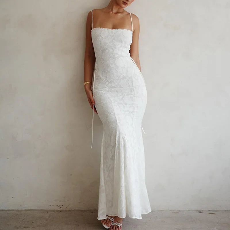 Women's Backless Formal Maxi Dress