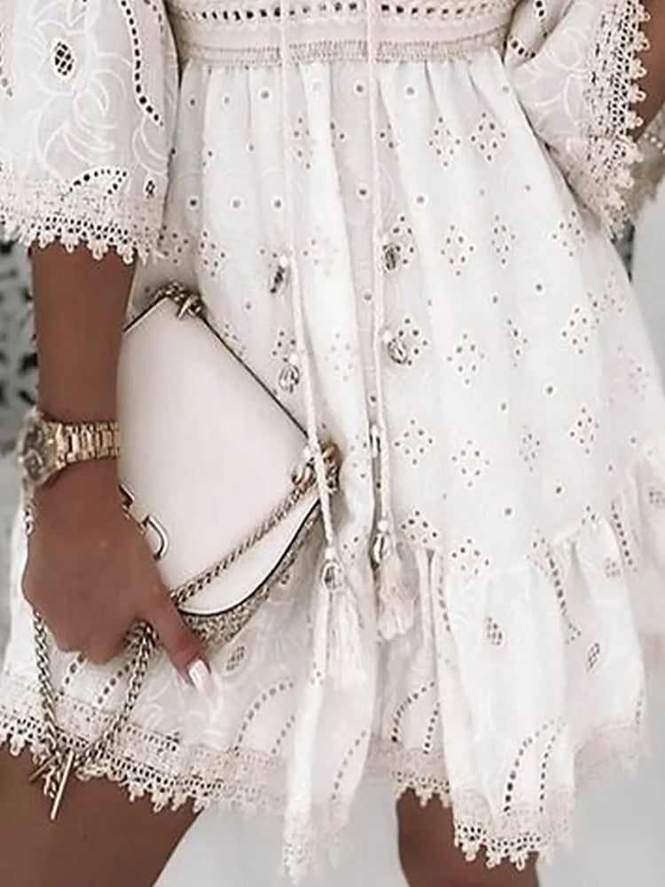 Women's Bohemian Mini Dress