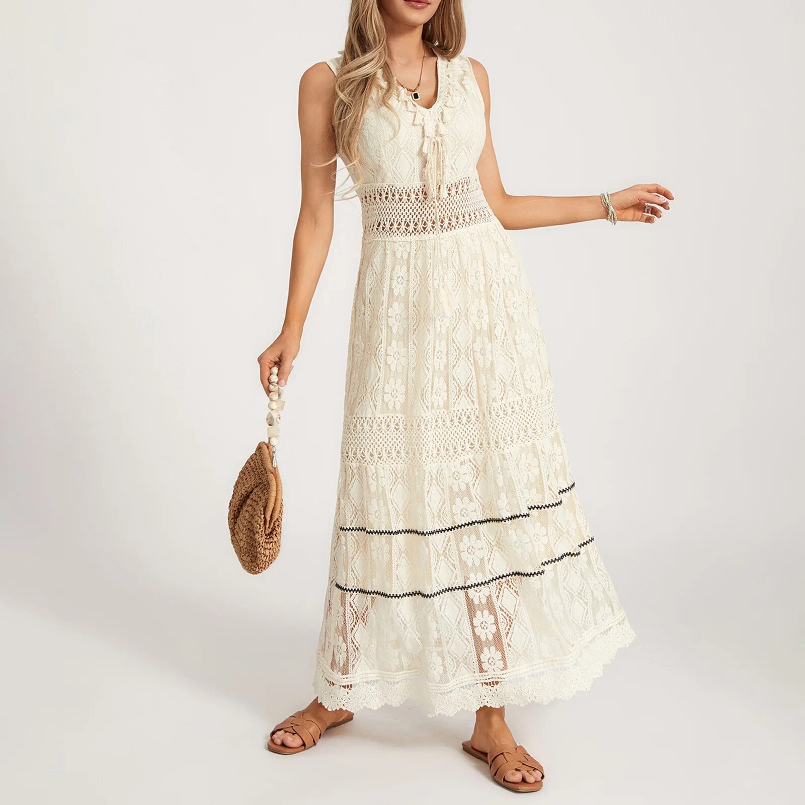 Women's Boho Summer Dress with Unique Design