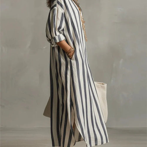 Women's Casual Linen Maxi Dress
