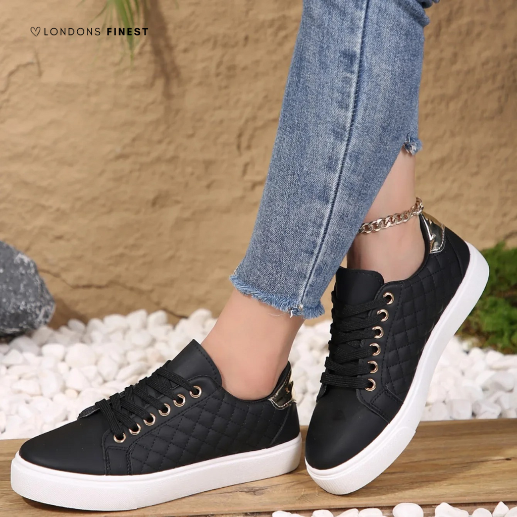 Women's Casual Platform Sneakers with Laces