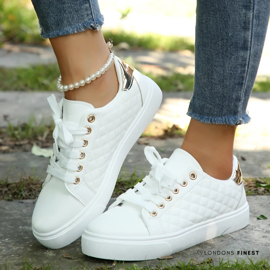 Women's Casual Platform Sneakers with Laces