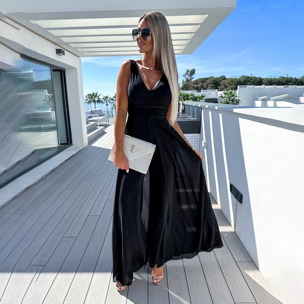 Women's Chic Jumpsuit for Elegant Day to Night Wear