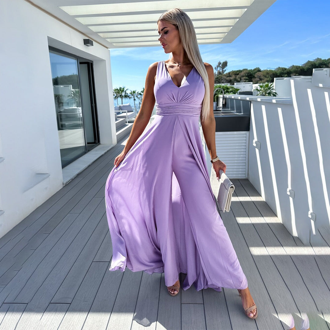 Women's Chic Jumpsuit for Elegant Day to Night Wear