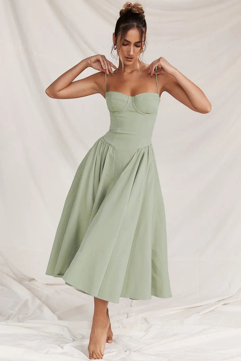 Women's Corset Maxi Dress for Summer Events