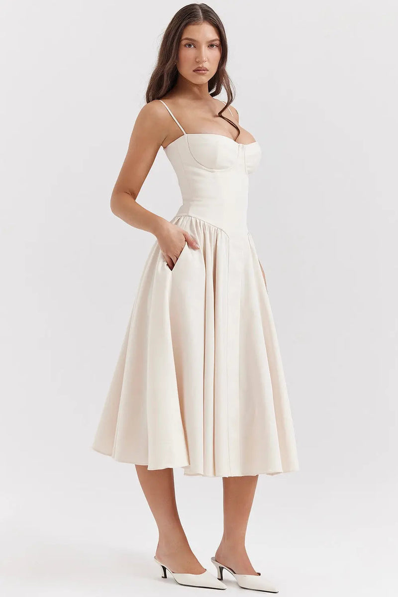 Women's Corset Maxi Dress for Summer Events