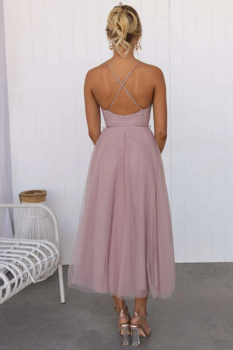 Women's Corset Midi Summer Dress