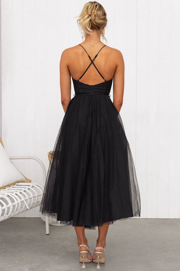 Women's Corset Midi Summer Dress