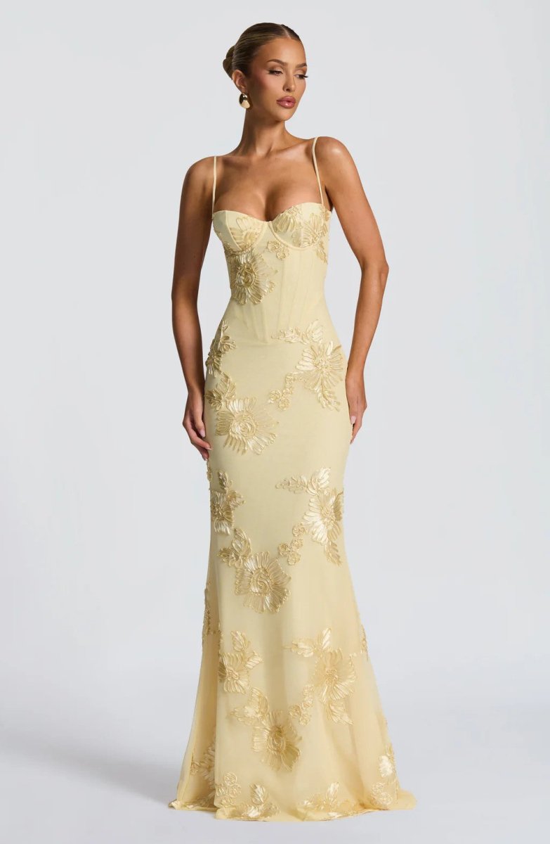 Women's Elegant Lace Maxi Dress