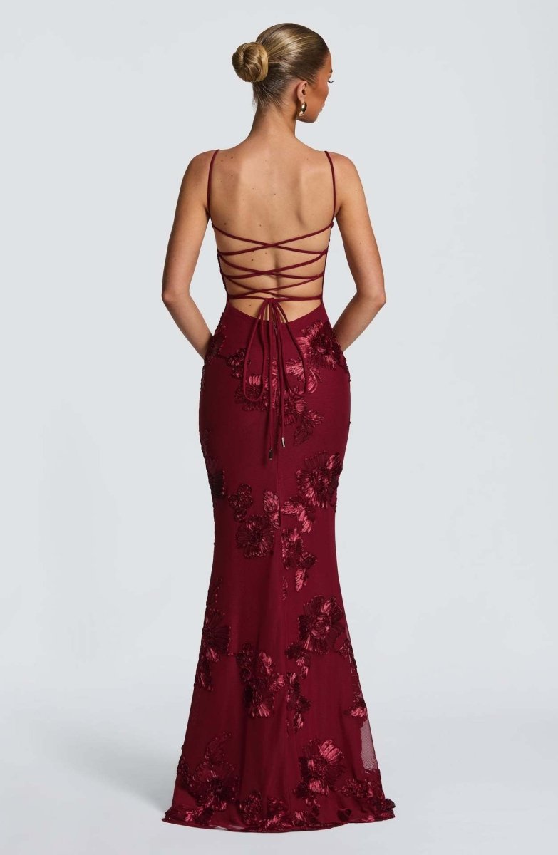 Women's Elegant Lace Maxi Dress