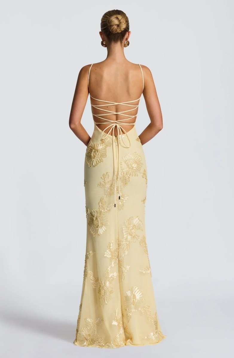 Women's Elegant Lace Maxi Dress