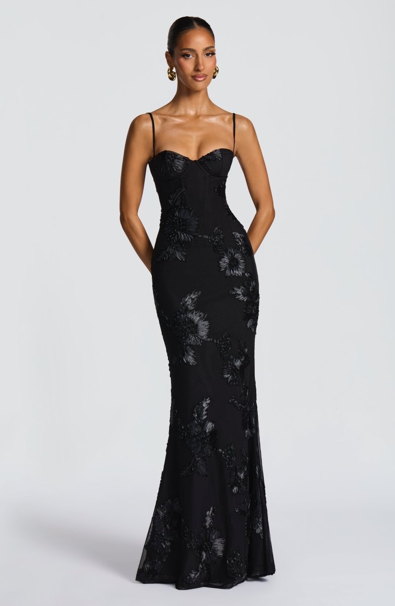 Women's Elegant Lace Maxi Dress