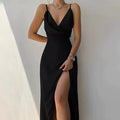 Women's Elegant Maxi Dress with Spaghetti Straps