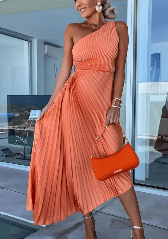 Women's Elegant Maxi Wedding Guest Dress