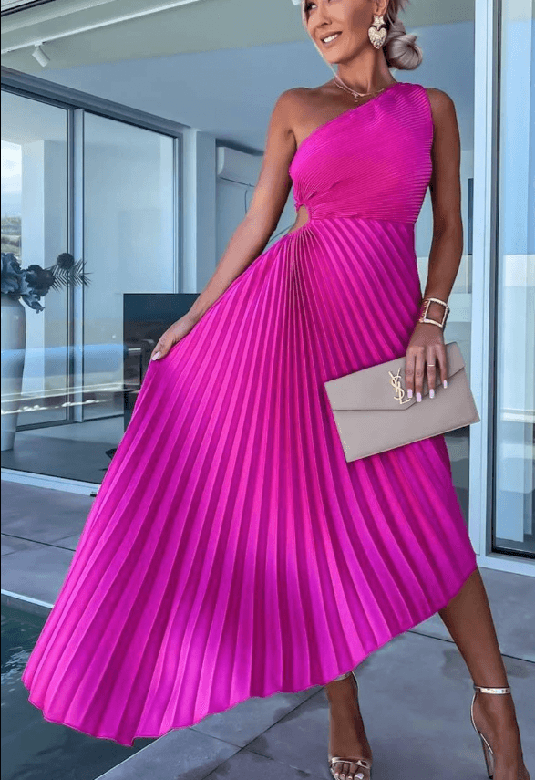 Women's Elegant Maxi Wedding Guest Dress