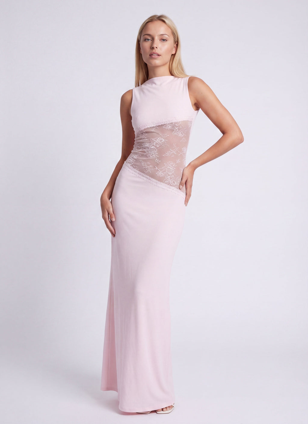 Women's Elegant Open Back Maxi Dress