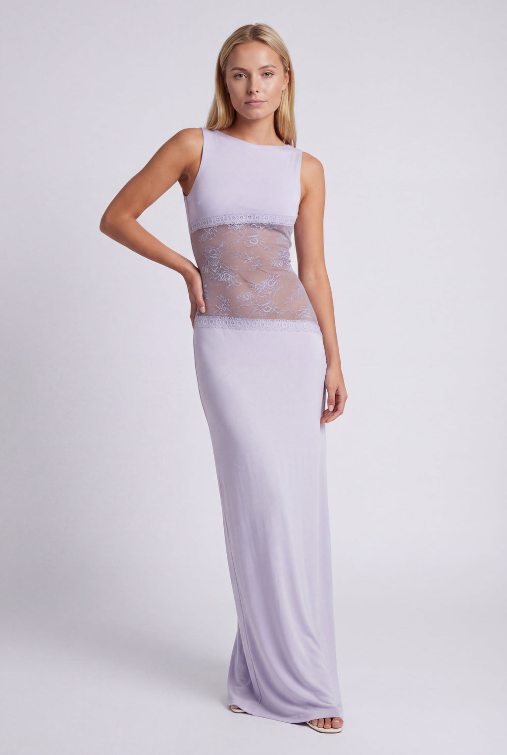 Women's Elegant Open Back Maxi Dress