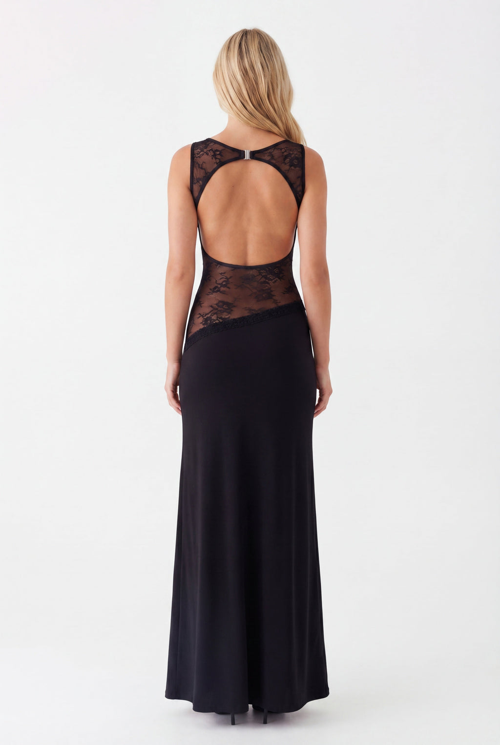 Women's Elegant Open Back Maxi Dress