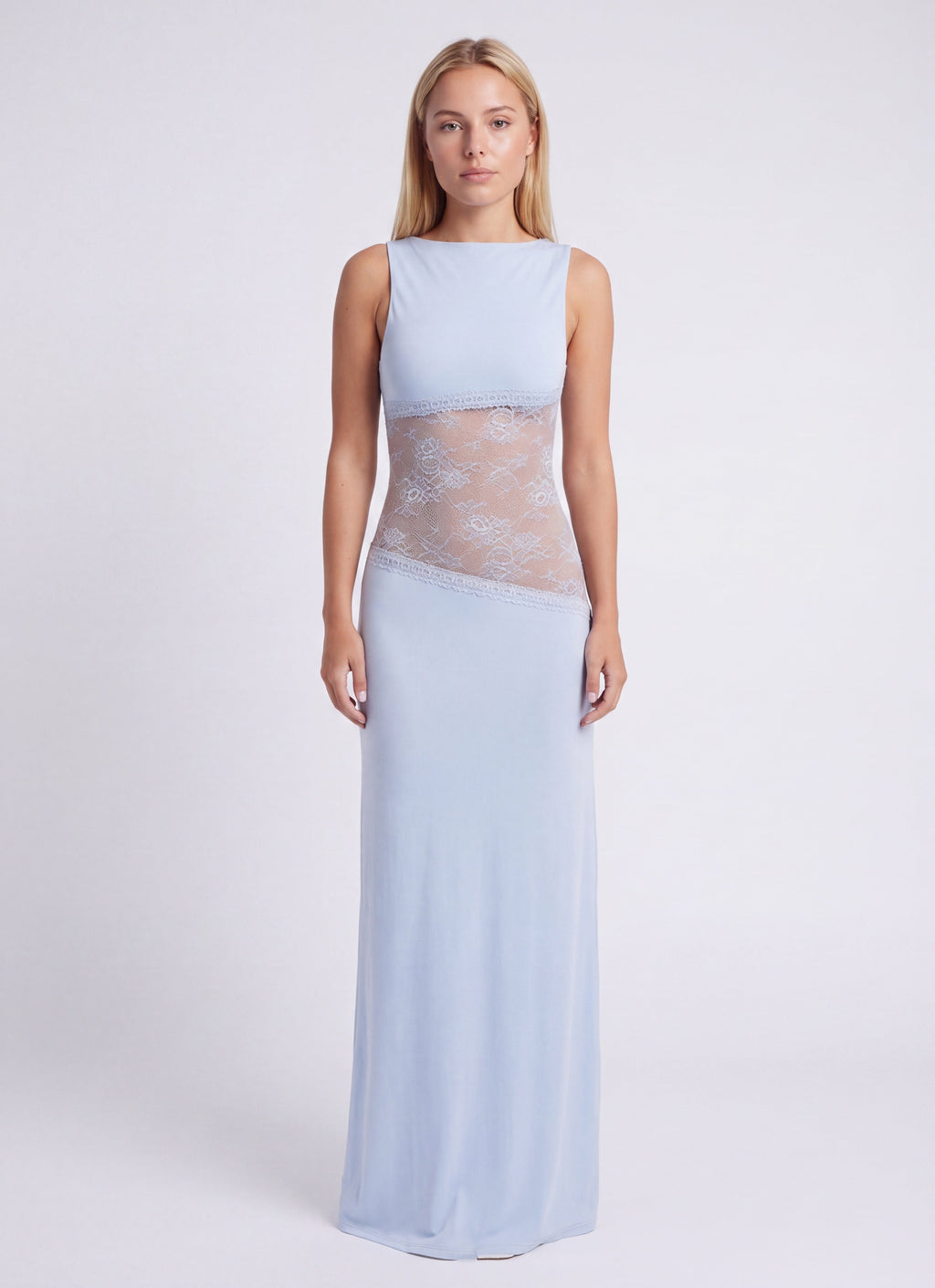 Women's Elegant Open Back Maxi Dress