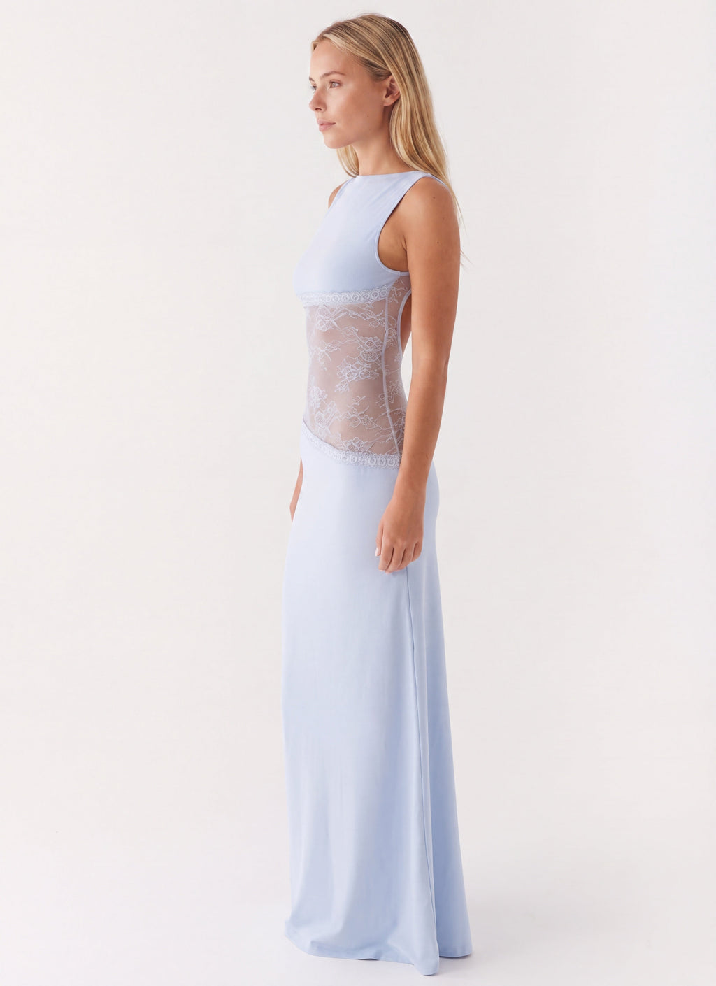 Women's Elegant Open Back Maxi Dress