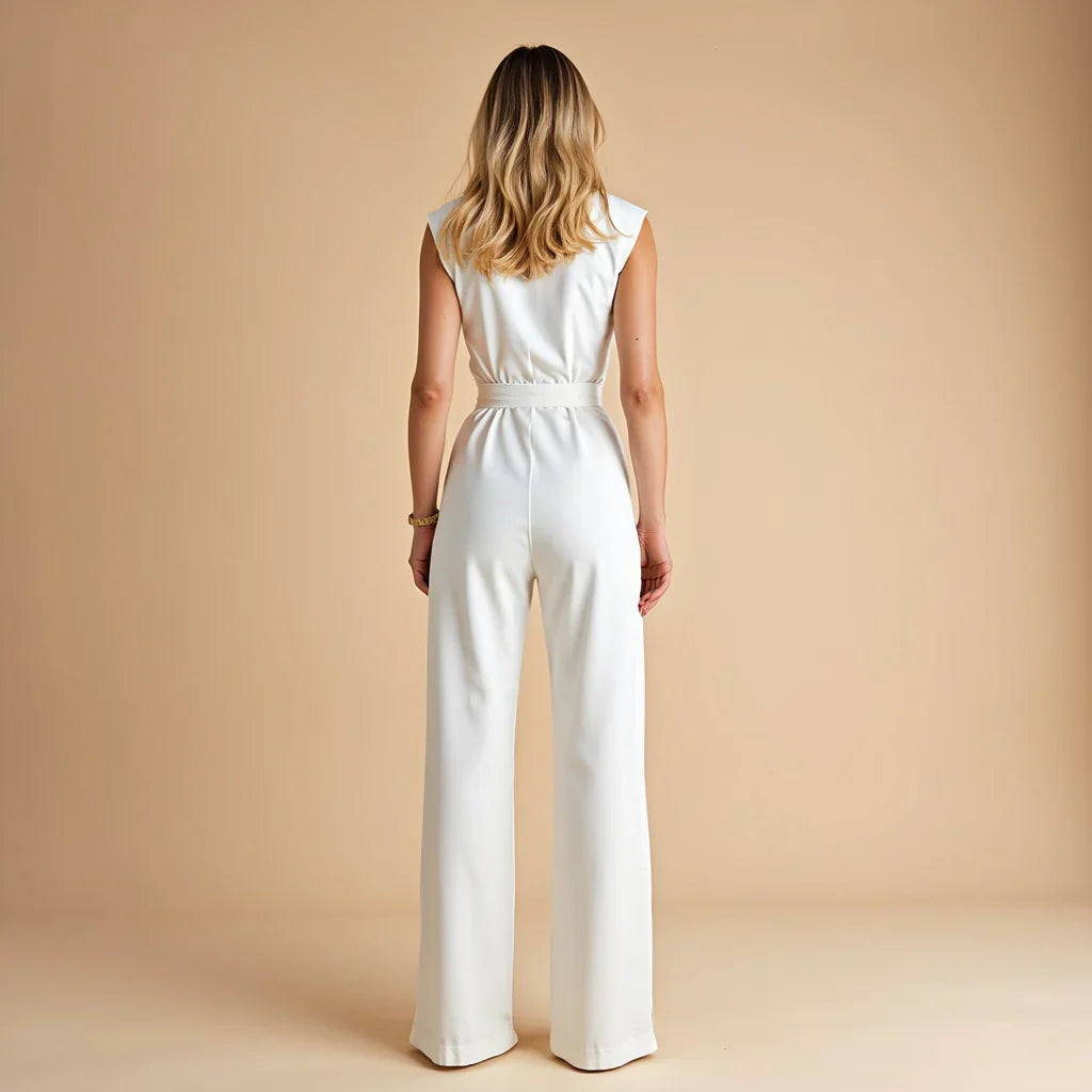 Women's Elegant Sleeveless Jumpsuit