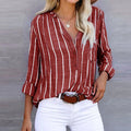 Women's Elegant Striped Blouse