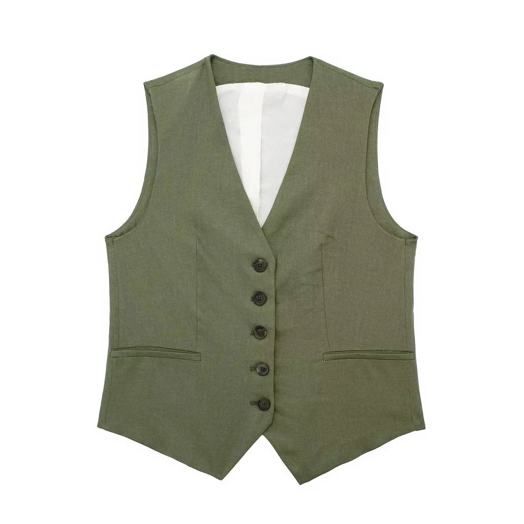 Women's Elegant V-Neck 2 Piece Set