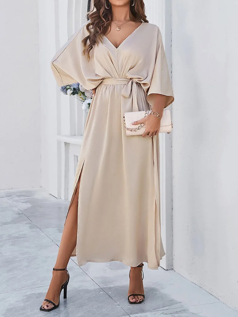 Women's Elegant V-Neck Summer Dress