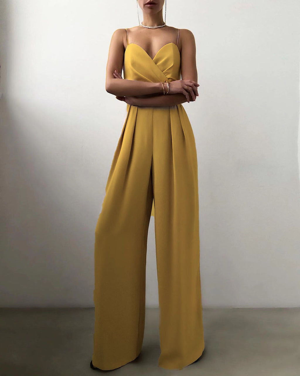 Women's Elegant Wide Leg Jumpsuit