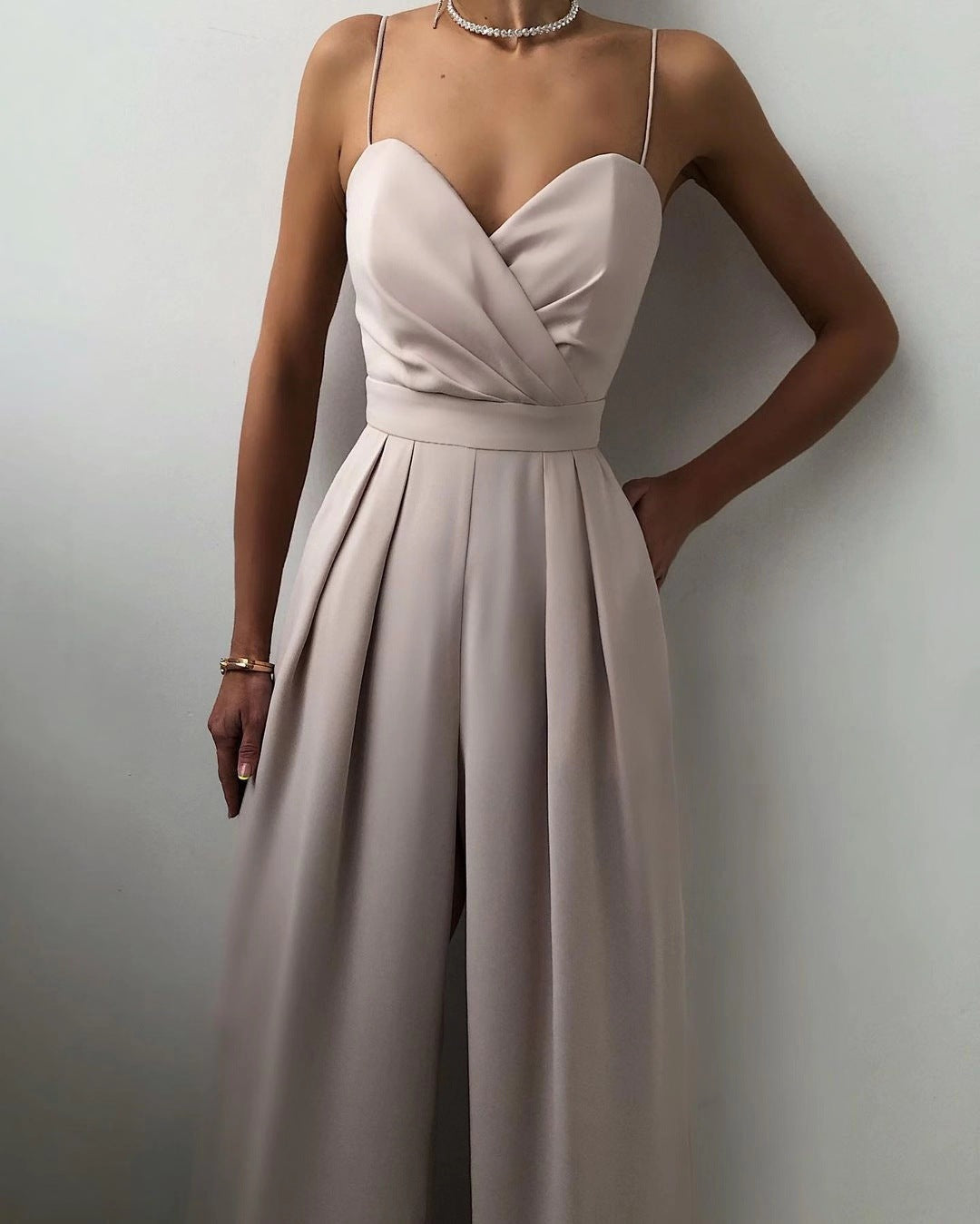 Women's Elegant Wide Leg Jumpsuit
