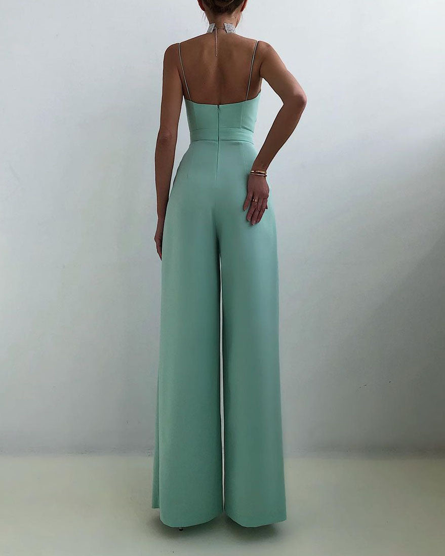 Women's Elegant Wide Leg Jumpsuit