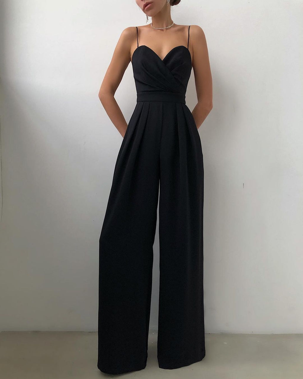 Women's Elegant Wide Leg Jumpsuit