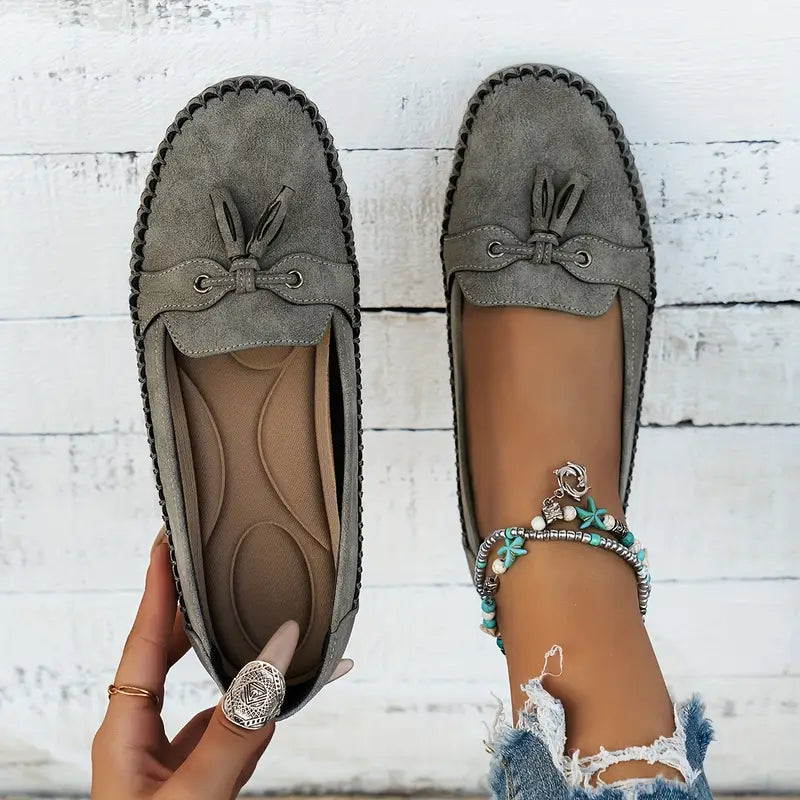 Women's Flat Loafer Moccasin Shoes for Everyday Comfort