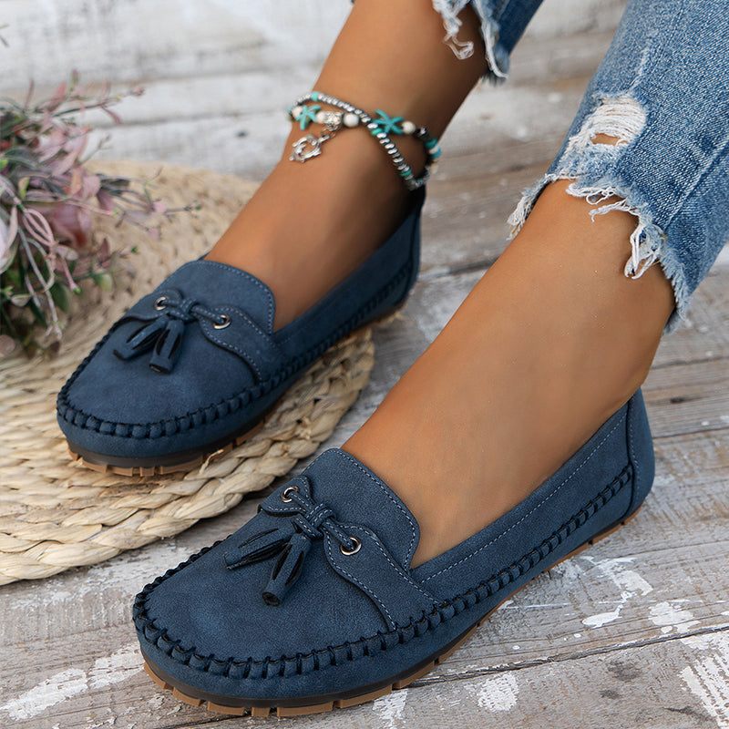 Women's Flat Loafer Moccasin Shoes for Everyday Comfort
