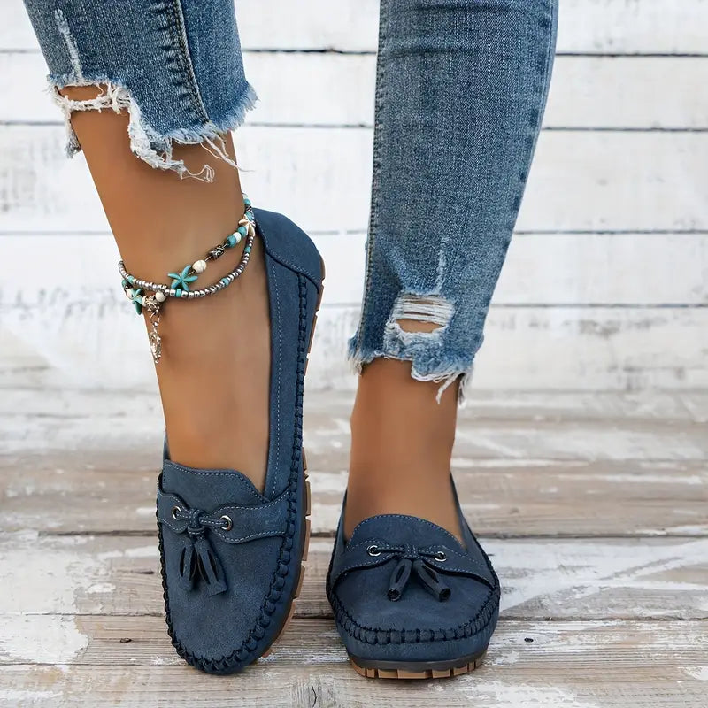 Women's Flat Loafer Moccasin Shoes for Everyday Comfort
