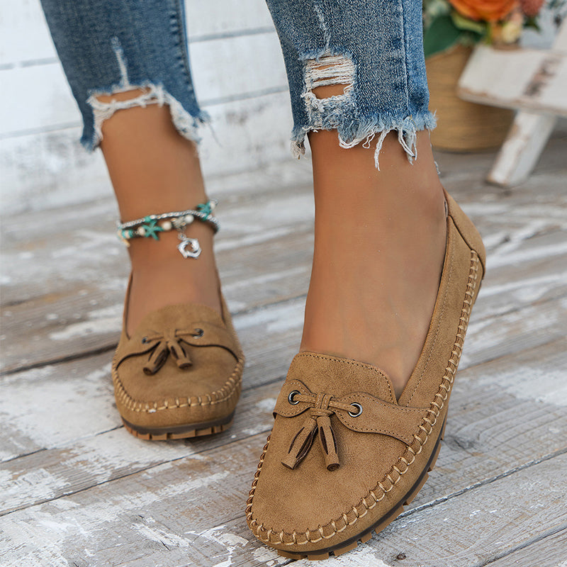 Women's Flat Loafer Moccasin Shoes for Everyday Comfort