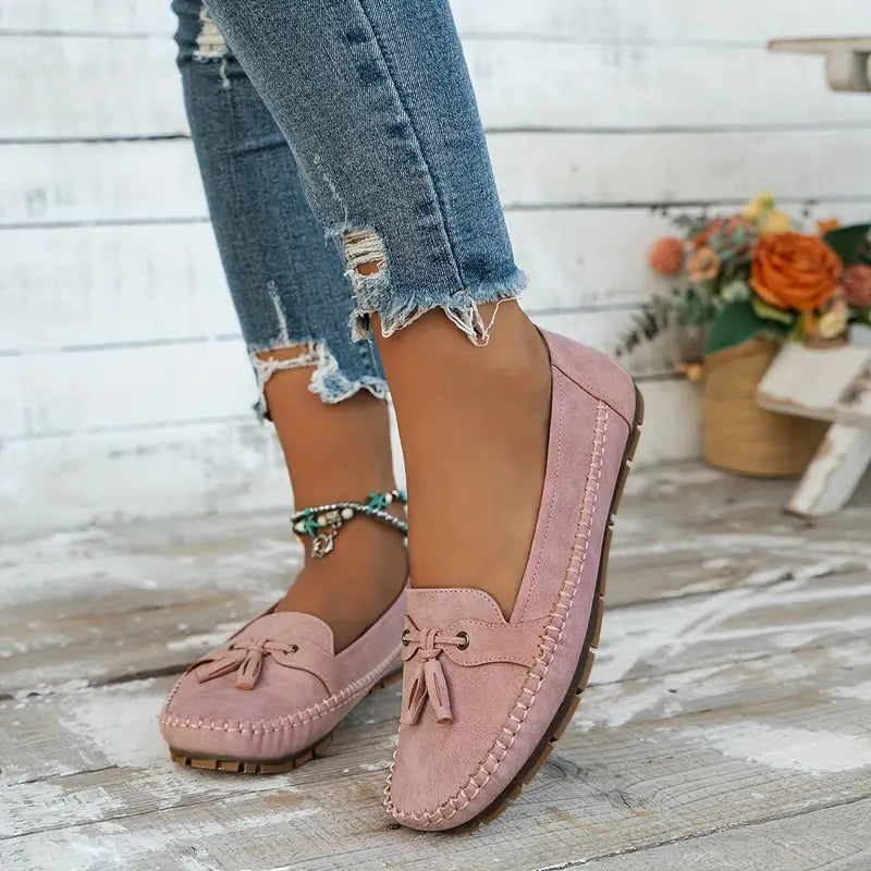 Women's Flat Loafer Moccasin Shoes for Everyday Comfort
